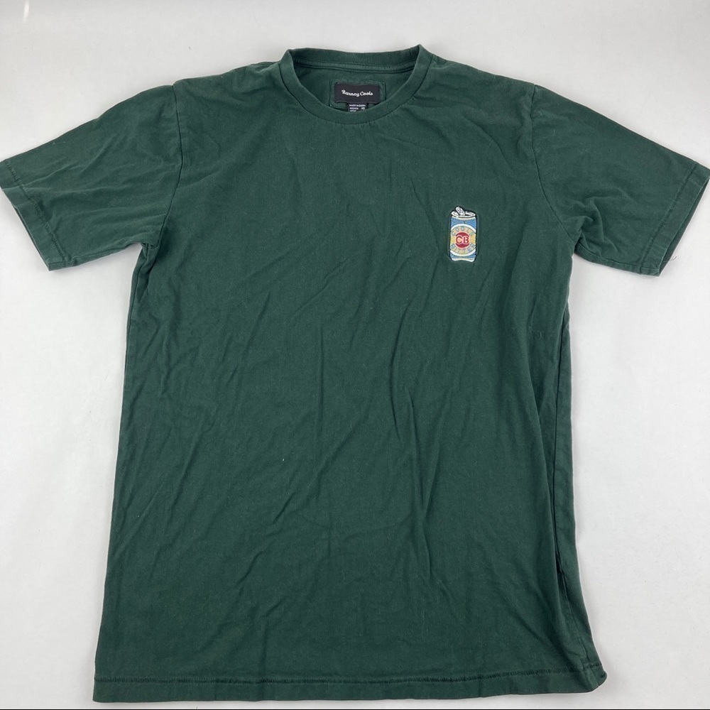 Barney Cools Tshirt Mens XS Green Short Sleeve Embroidered Logo